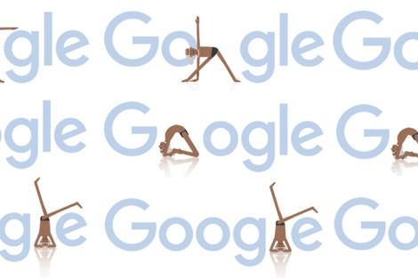 Notícia-BKS Iyengar, mestre de Yoga, recebe homenagem do Google em 97° aniversário