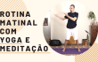 milagre da manhã com yoga e meditação